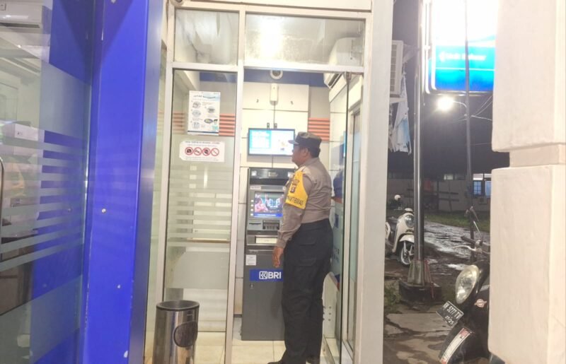 Cegah Kriminalitas Malam Hari, Personel Polsek Kahayan Kuala Sambangi Obyek Vital