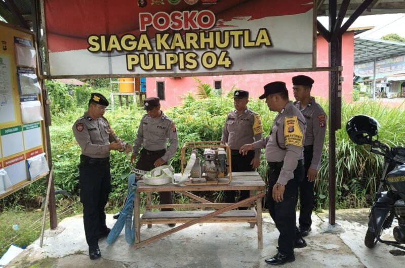 Siaga Akhir Pekan, Personel Polsek Maliku Gelar Apel Standby On Call