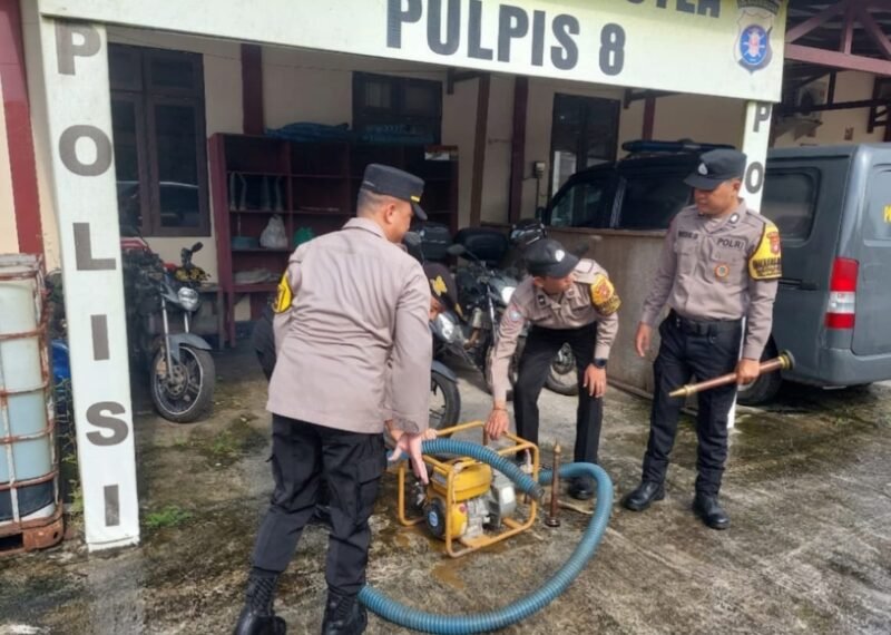 Antisipasi Kebakaran Hutan, Personel Polsek Banama Tingang Lakukan Pengecekan Sarpras dan Posko Karhutla