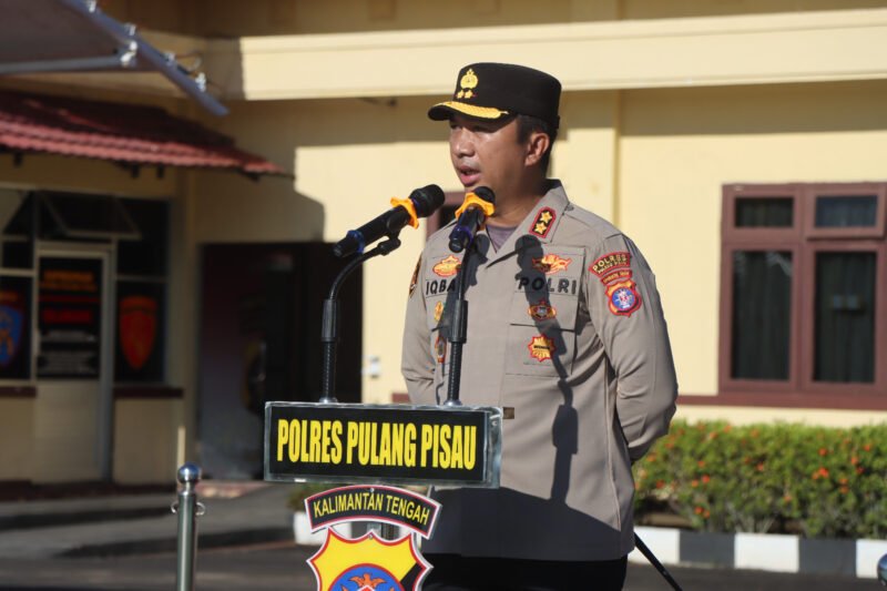 Kapolres Pulang Pisau Tekankan Kedisiplinan dan Kesiapan HUT Bhayangkara ke-80