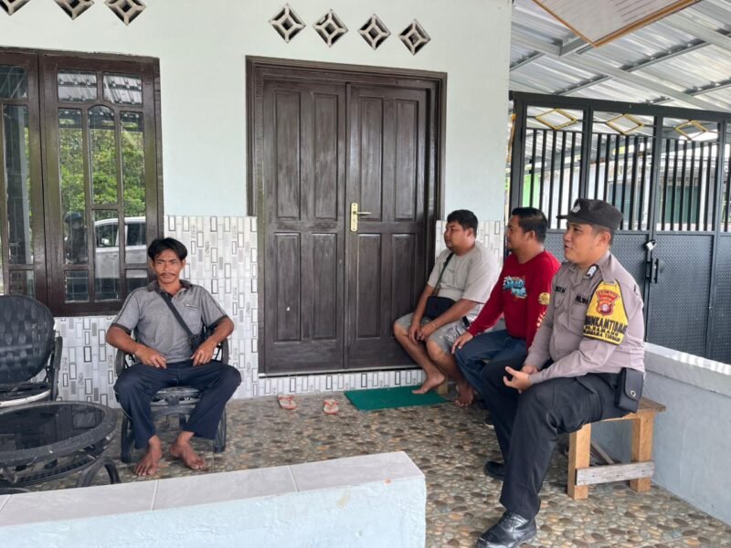 Upaya Perkuat Sinergitas, Polsek Banama Tingang Sambangi Tokoh Masyarakat