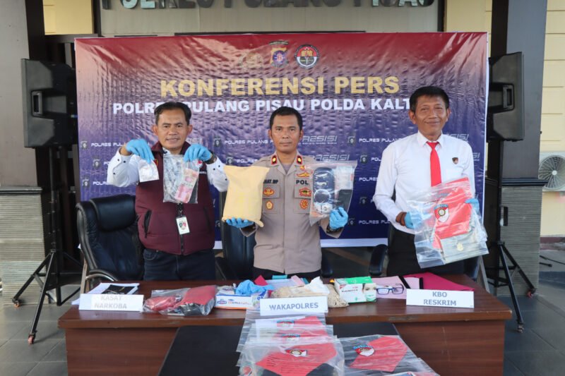 Keberhasilan Polres Pulang Pisau Ungkap 10 Kasus Narkoba dan Pencurian