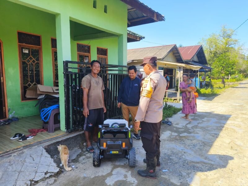 Pulang Pisau - Upaya Wujudkan Kamtibmas Aman, Polsek Maliku Sambangi Tokoh Masyarakat