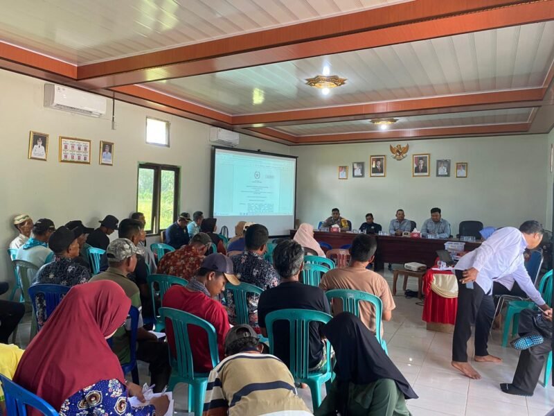Pemerintah Desa Gadabung Sepakati Penetapan Tanah Desa Melalui Musyawarah Bersama
