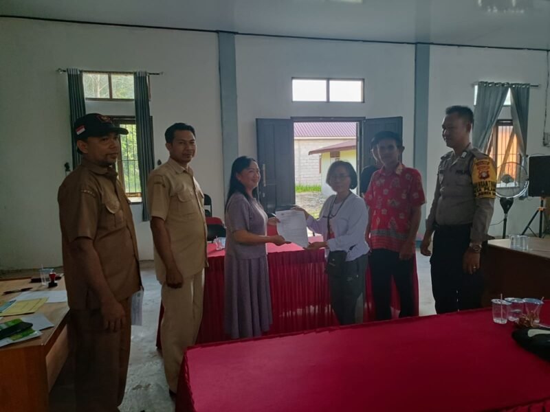Bhabinkamtibmas Polsek Jabiren Raya Fasilitasi Problem Solving Perselisihan Warga