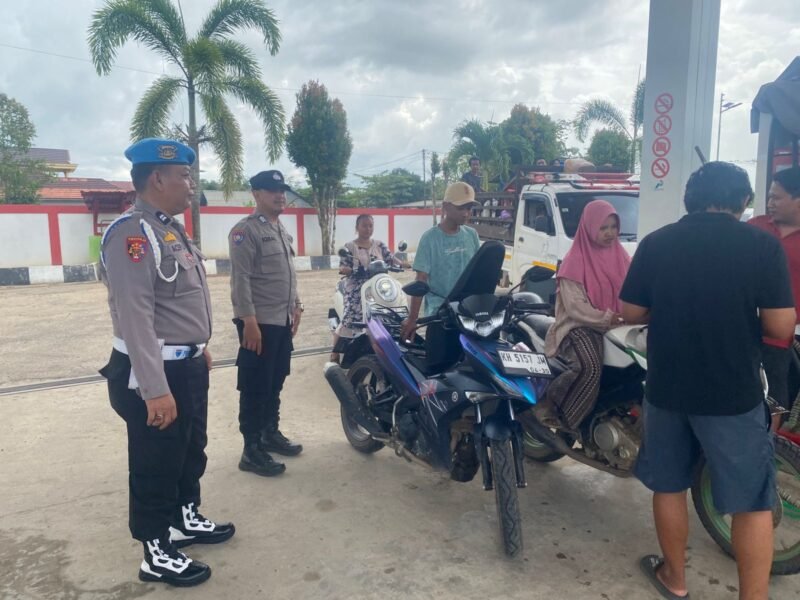 Polisi Pantau Stok dan Takaran BBM di SPBU Maliku Guna Pastikan Ketepatan Pelayanan