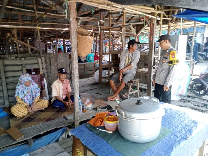 Sapa Warga Bahaur Hilir, Polsek Kahayan Kuala Pererat Silaturahmi Lewat Dialog Humanis