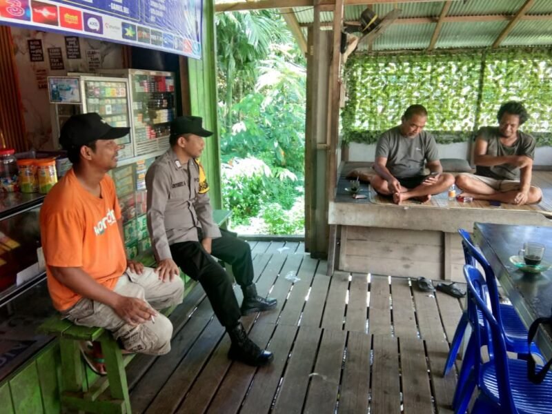 Dekatkan Diri dengan Warga, Polsek Jabiren Raya Serap Aspirasi di Pilang