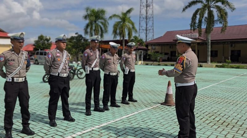 Tingkatkan Profesionalisme, Satlantas Polres Pulang Pisau Gelar Latihan TPTKP