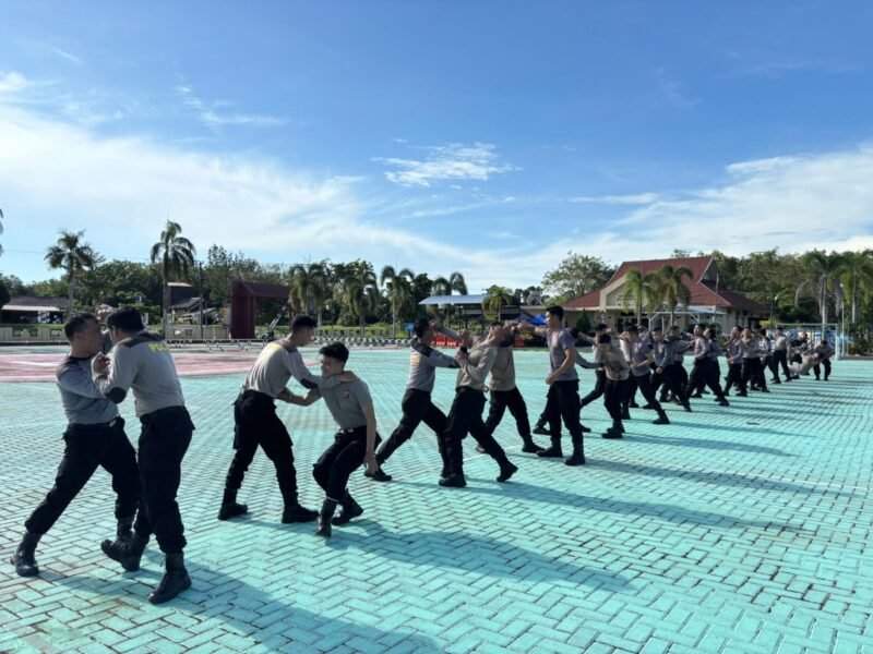 Tingkatkan Profesionalisme, Personel Polres Pulang Pisau Asah Kemampuan Beladiri