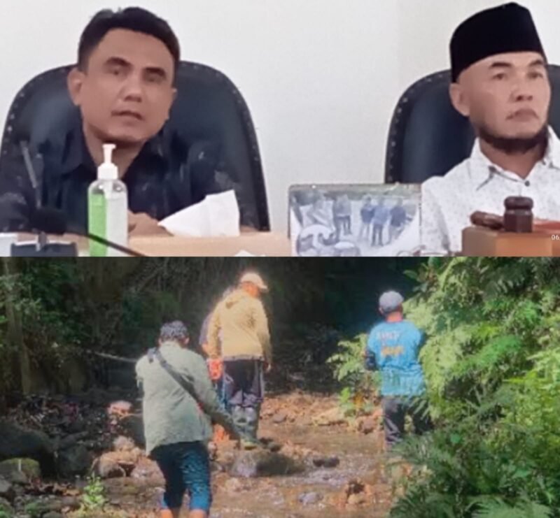 Foto ist: Rapat dewan Komisi B dan Petani cek kondisi sumber air Genenengan yang akan dikelola PDAM Batu.