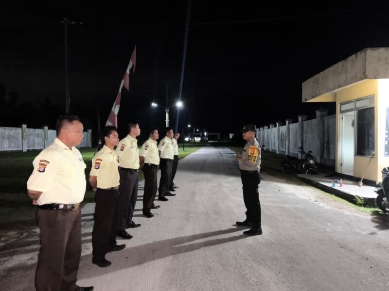 Tingkatkan Keamanan RSJ Kalawa Atei, Polsek Kahayan Tengah Sambangi Petugas Jaga