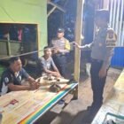 Dekati Warga di Malam Hari, Personel Polsek Kahayan Kuala Ajak Jaga Keamanan