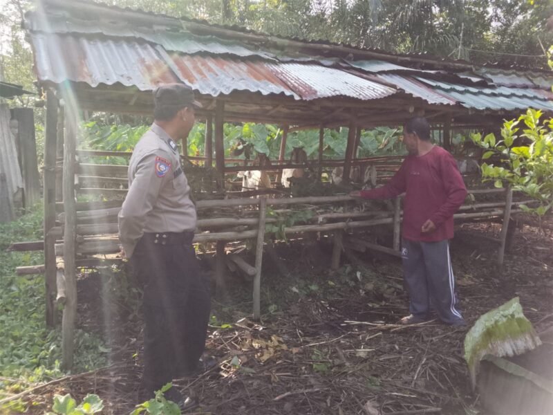 Dukung Ketahanan Pangan, Polsek Pandih Batu Sosialisasi Pemanfaatan Pekarangan
