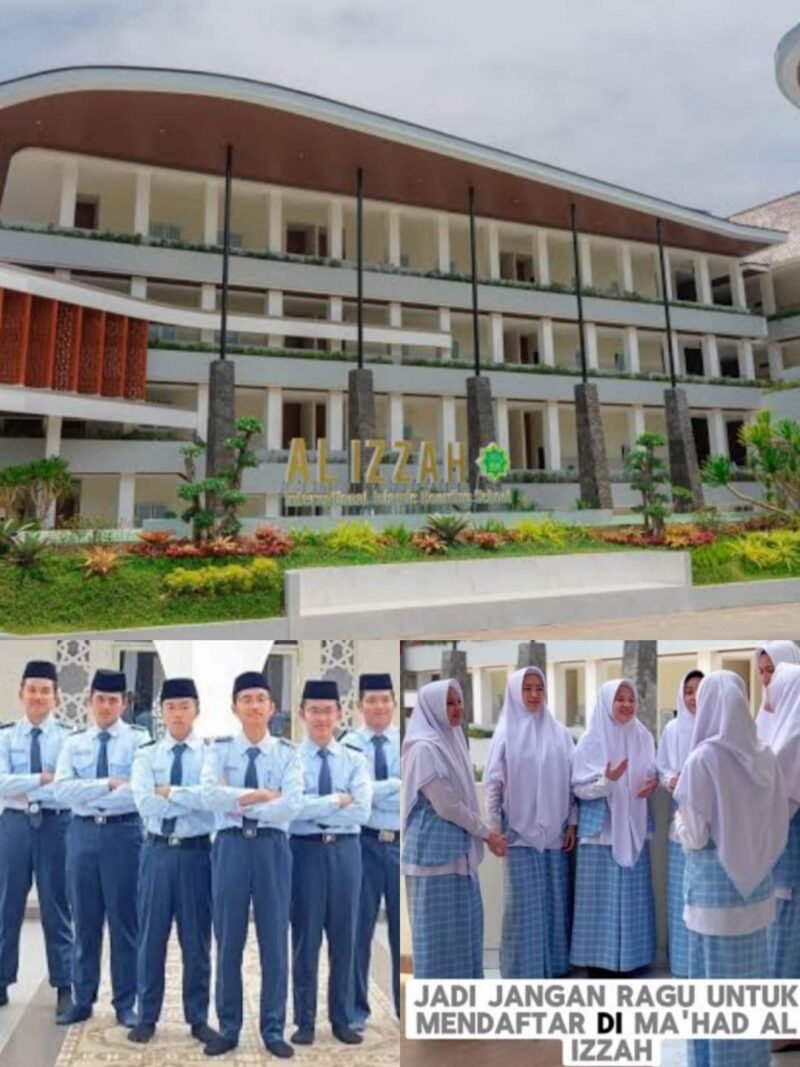 Foto ist: Gedung Sekolah Ma'had Al Izzah Megah di Kecamatan Batu Kota Batu Jatim.