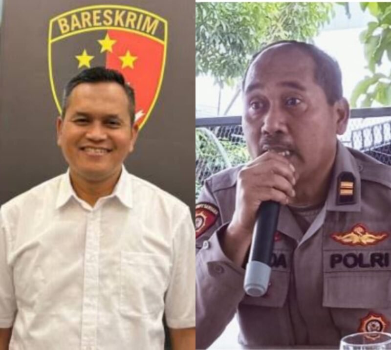 Foto ist: Kasatreskrim Polres Batu Joko Supriyanto dan Ps.Kasi Humas M.Huda Rohman.