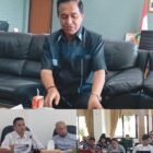 Foto ist: Ketua DPRD Batu,HM.Didik Subiyanto,SH, kiri bawah Ketua Pansus Hasan Abdillah, M.Pd, dan Wakil Asmadi.