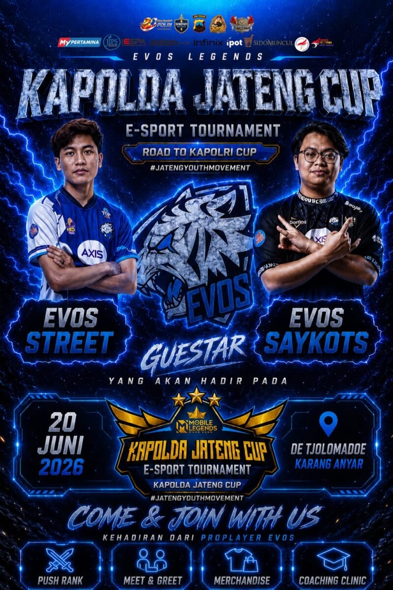 Turnamen E-Sport Kapolda Jateng Cup 2026 (Foto: Fauzi)