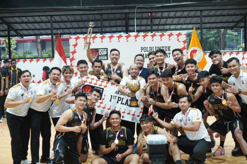 Tim basket Polda Jawa Timur yang dimotori Kapolresta Sidoarjo Kombes. Pol. Christian Tobing berhasil menorehkan prestasi membanggakan