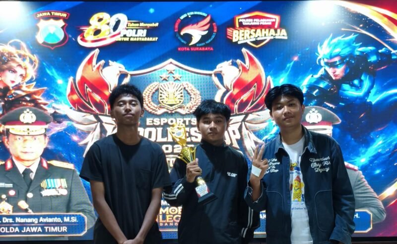 siswa-siswi SMK Muhammadiyah 1 Surabaya (SMK MUDISA). Dalam ajang bergengsi Turnamen E-Sport Kapolri Cup 2026 Mobile Legends Tingkat Polres Pelabuhan Tanjung Perak, tim SMK MUDISA berhasil meraih Juara II,