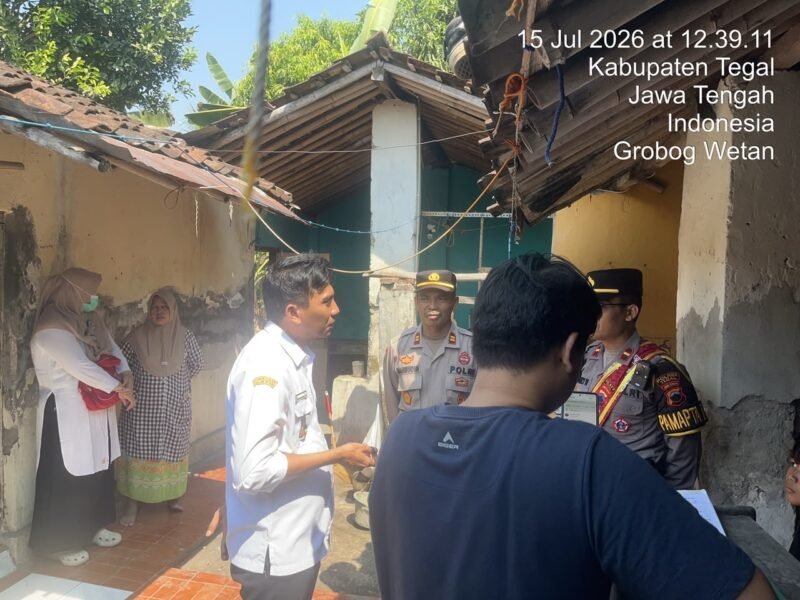 Foto: Respons Cepat Pamapta Polres Tegal Tindaklanjuti Laporan Masyarakat Melalui Call Center 110