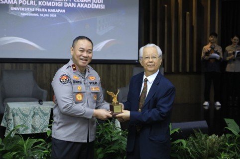Foto: Polri Gandeng UPH, Komdigi Edukasi Mahasiswa Cegah Judi Online Program Polri Goes to Campus