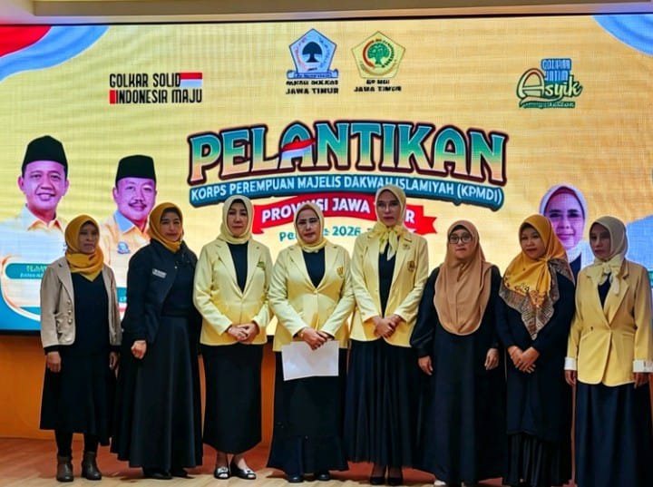Foto: Pelantikan Ketua DPD KPMDI Jawa Timur, Lusiati Fauzi SE,