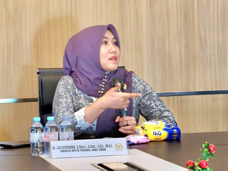 Foto: Anggota DPD RI asal Jawa Timur, Lia Istifhama, mendorong pemerintah pusat untuk mengevaluasi kebijakan pembatasan belanja pegawai maksimal 30 persen dari Anggaran Pendapatan dan Belanja Daerah (APBD). Menurutnya