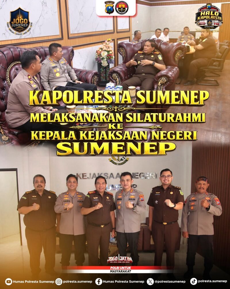 Kapolresta Sumenep Sinergitas Silaturahmi, Kepala Kejaksaan Negeri Sumenep (Foto: TargetNews.ID/Istimewah)
