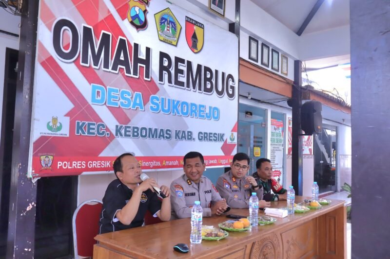 Foto: kegiatan Asistensi Omah Rembug dan Pembinaan kepada Organisasi Sosial Masyarakat serta Komunitas Masyarakat yang digelar di Aula Rupatama SAR Polres Gresik, Selasa (21/7/2026).