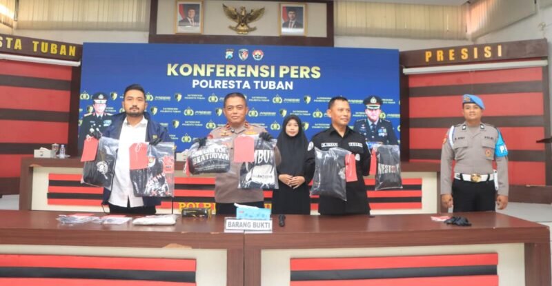 Foto: Polresta Tuban Amankan 8 Tersangka Pengeroyokan 4 Lokasi