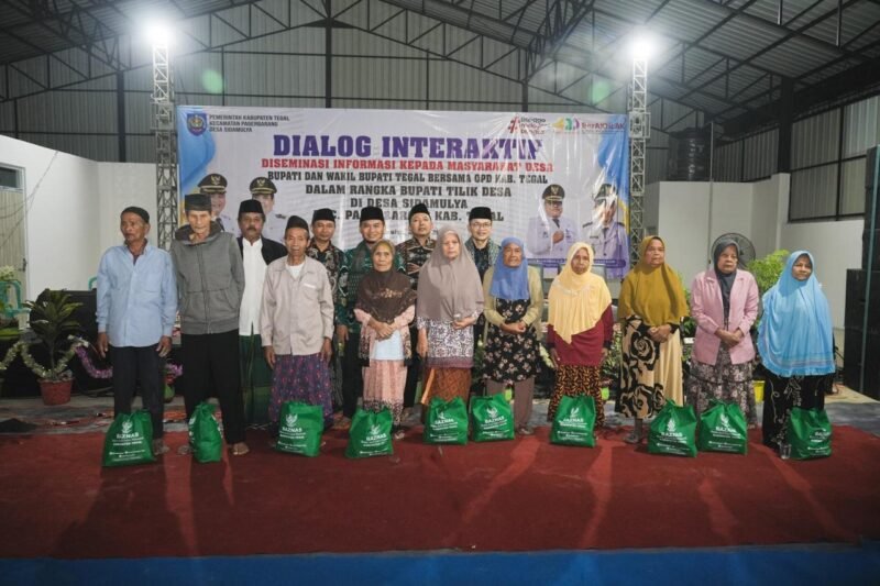 Bupati Tegal Serap Aspirasi Warga Sidamulya soal Pertanian, UMKM, dan Drainase