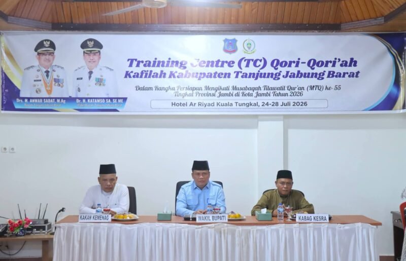 Foto: Bupati Tanjung Jabung Barat, Dr. H. Katamso SA, S.E., M.E., 24/7/2026 TARGETNEWS.ID/RJ