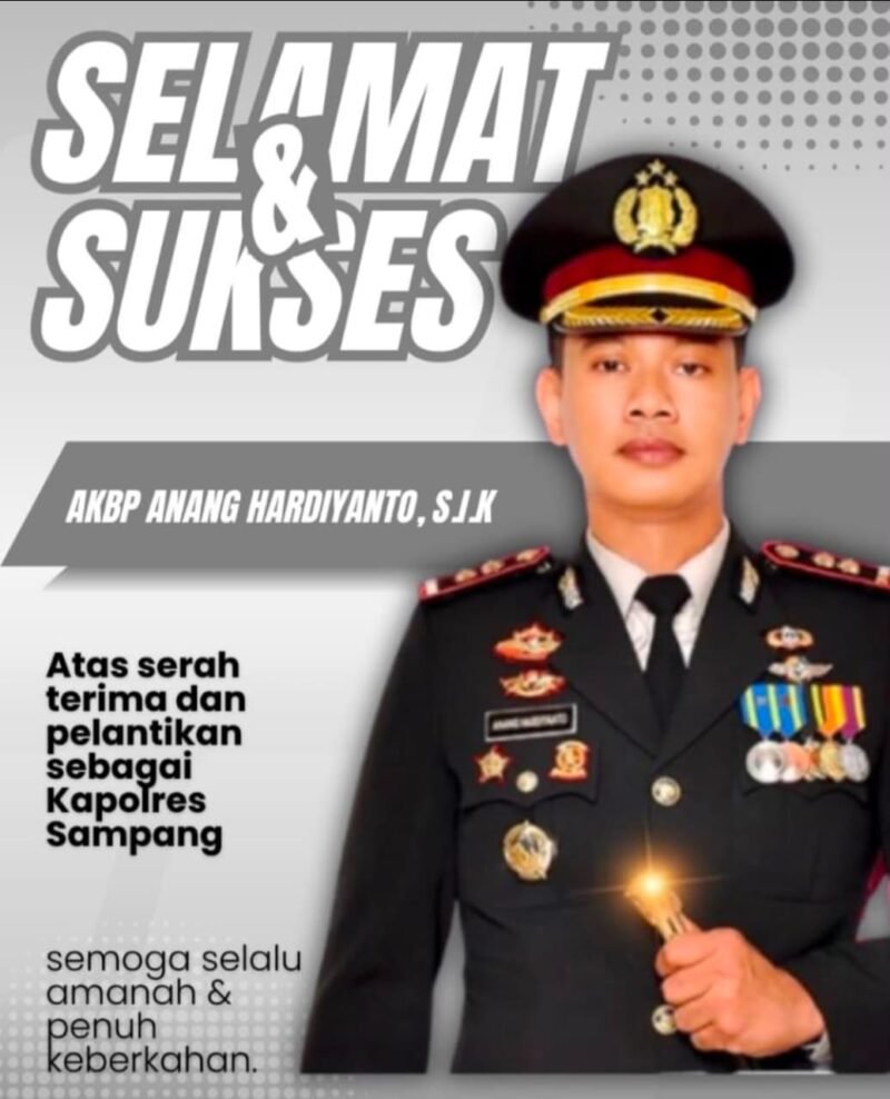 FOTO: SELAMAT & SUKSES: AKBP Anang Hardiyanto Resmi Menjabat Kapolres Sampang Polda Jatim TARGETNEWS.ID/ISTIMEWAH