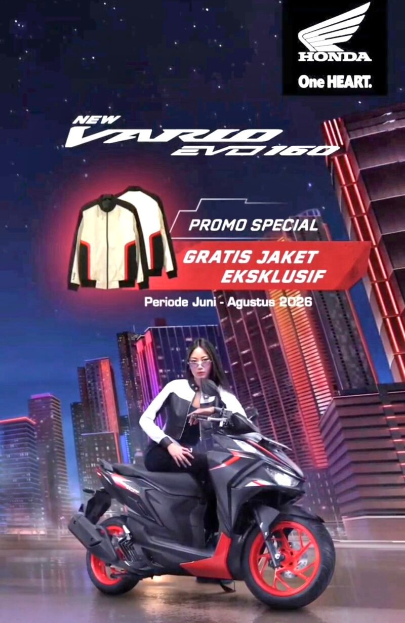 Honda Vario Evo 160 Hadir dengan Promo Spesial, Pembeli Berkesempatan Mendapatkan Jaket Eksklusif (Foto: TargetNews.ID/Bib)