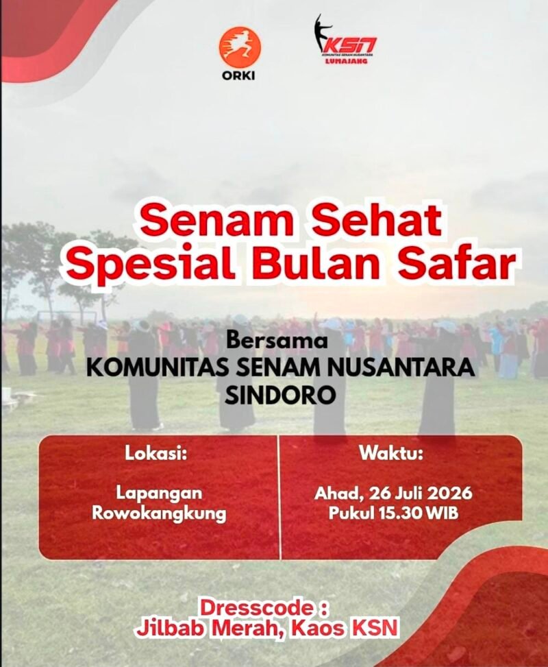 Foto: Panitia juga mengimbau seluruh peserta mengenakan jilbab merah dan kaos KSN sebagai dress code untuk menciptakan kekompakan selama kegiatan berlangsung.