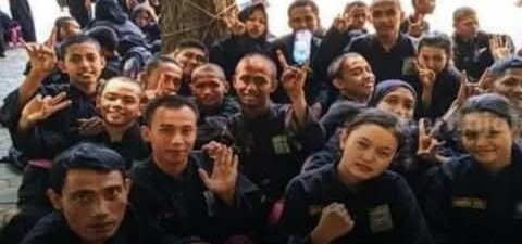 FOTO: PSHT se-Jawa Timur, Kepung Bascam Ormas Surabaya