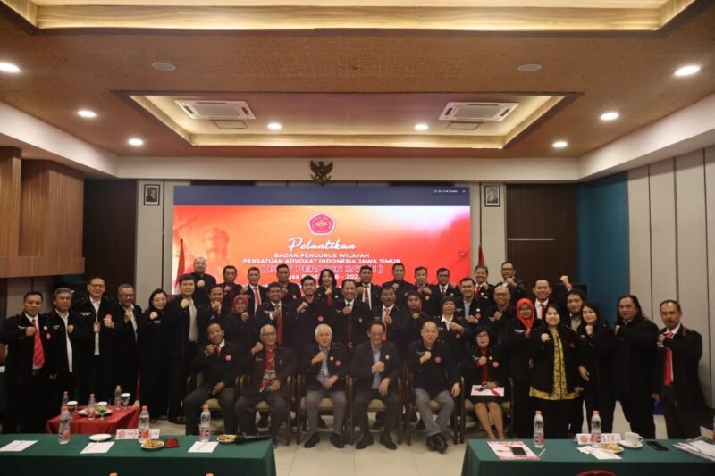 FOTO: BPW PERADIN Jawa Timur Periode 2026–2029 Resmi Dilantik, Profesionalisme Advokat TARGETNEWS.ID/ISTIMEWAH