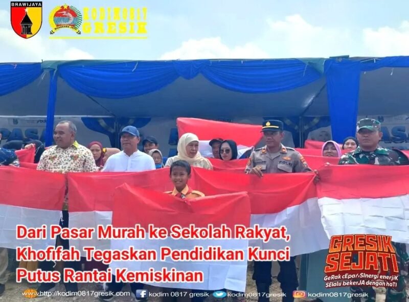 FOTO: Gubernur Khofifah Apresiasi Sekolah Rakyat Gresik, Pendidikan Jadi Kunci Masa Depan