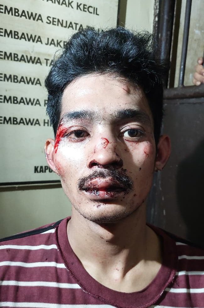 FOTO: Percobaan Curi Motor di Gedangan, Satu Pelaku Diamankan Warga Bersama Barang Bukti