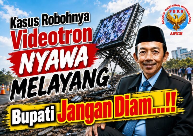FOTO: VIRAL, Kasus Robohnya Videotron, Nyawa Melayang Bupati Bungkam Oleh: Aceng Syamsul Hadie TARGETNEWS.ID/ISTIMEWAH