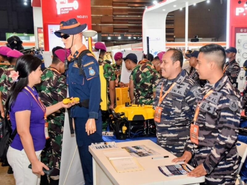 FOTO: Komandan Komando Daerah Angkatan Laut (Dankodaeral) III Laksamana Muda TNI Uki Prasetia, S.T., M.M., yang mewakili Kepala Staf Angkatan Laut (Kasal) Laksamana TNI Dr. Muhammad Ali, S.E., M.M., pada Opening Ceremony 3rd EDRR Indonesia di Hall D2, Jakarta International Expo (JIExpo) Kemayoran, Jakarta, Rabu (12/8/2026).