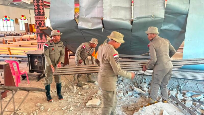 Polri Penanganan Gempa Flores, Evakuasi Keselamatan Warga Jadi Prioritas