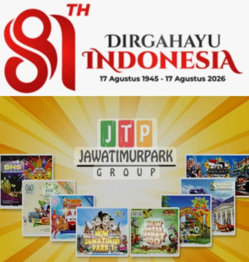 Owner Jatim Park Group Beserta Seluruh Staf dan Karyawan.Mengucapkan. Selamat HUT RI Ke-81- 2026.