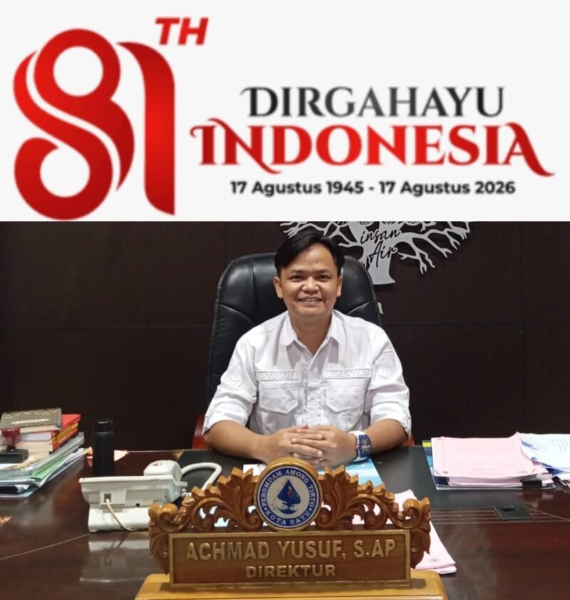 Direktur Among Tirto Batu Achmad Yusuf, S.Ap. Beserta Seluruh Jajaran dan Staf, Mengucapkan Selamat HUT RI Ke-81-