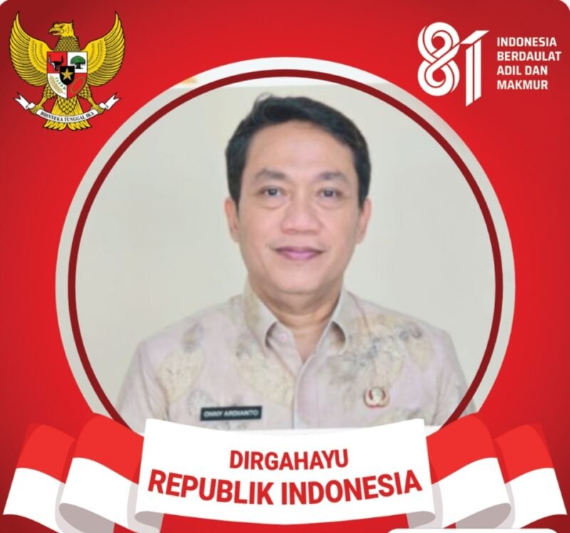 Kepala Dinas Pariwisata Kota Batu Onny Ardianto,S.Sos.MM Beserta Seluruh Staf dan Karyawan. Mengucapkan HUT RI Ke-81- 2026
