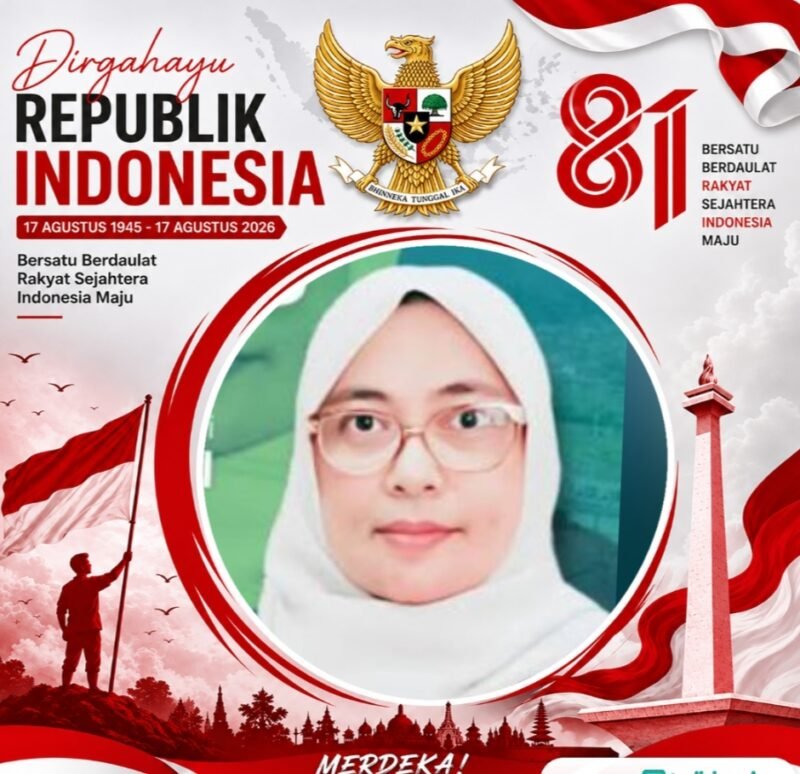 Plt.Kepala dinas DP3AP2KB Kota Batu, Lilik Fariha,SH, Beserta Seluruh Staf dan Pegawai. Mengucapkan Selamat HUT RI Ke-81-2026.