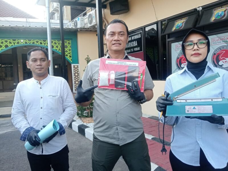 Residivis Kembali Edarkan Sabu, Satresnarkoba Tanjung Perak Sita 89,81 Gram di Asem Rowo