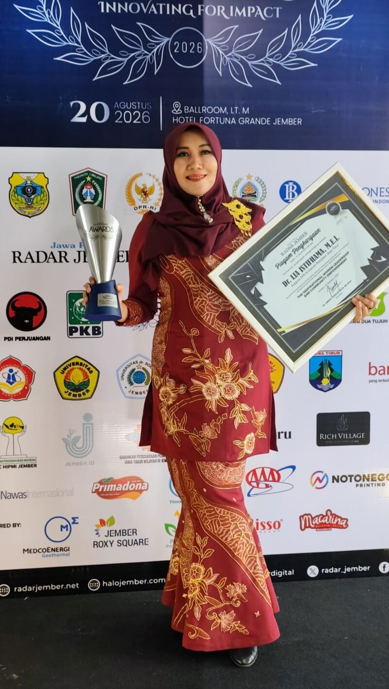 Ning Lia Raih Radar Jember Award 2026, Pengabdian kepada Masyarakat Kembali Mendapat Apresiasi