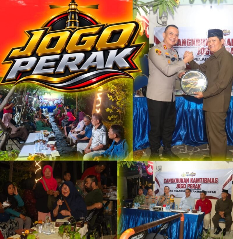 Kapolres Pelabuhan Tanjung Perak Aspirasi Warga Lewat Cangkrukan Jogo Perak
